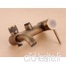 Tous bronze  style européen douche antique ensemble  douche  y compris la valve en céramique  deux poignées  bronze  trois trous  robinet - B074ZGWR6T